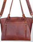 American Darling Tote Hand Tooled Genuine Leather Women Bag Western Handbag Purse