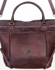 American Darling ADBGI147A Tote Hand Tooled Hair On Genuine Leather Women Bag Western Handbag Purse