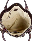 American Darling ADBGI147A Tote Hand Tooled Hair On Genuine Leather Women Bag Western Handbag Purse