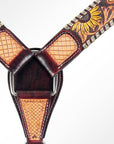 AMERICAN DARLING Western Horse Headstall Breast Collar Set American Leather