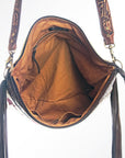 American Darling ADBGA119 Large Crossbody Hand Tooled Saddle Blanket Genuine Leather Women Bag Western Handbag Purse
