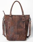 American Darling ADBGZ276 Tote Hand Tooled Genuine Leather Women Bag Western Handbag Purse