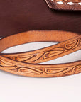 American Darling ADBGZ279 Cross Body Hand Tooled Genuine Leather Women Bag Western Handbag Purse