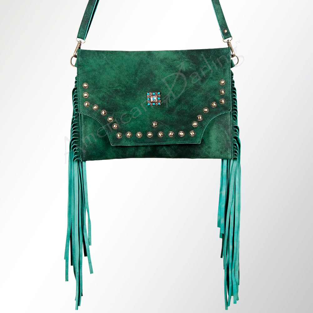 American Darling ADBGZ284 crossbody Hair-On Genuine Leather Women Bag Western Handbag Purse