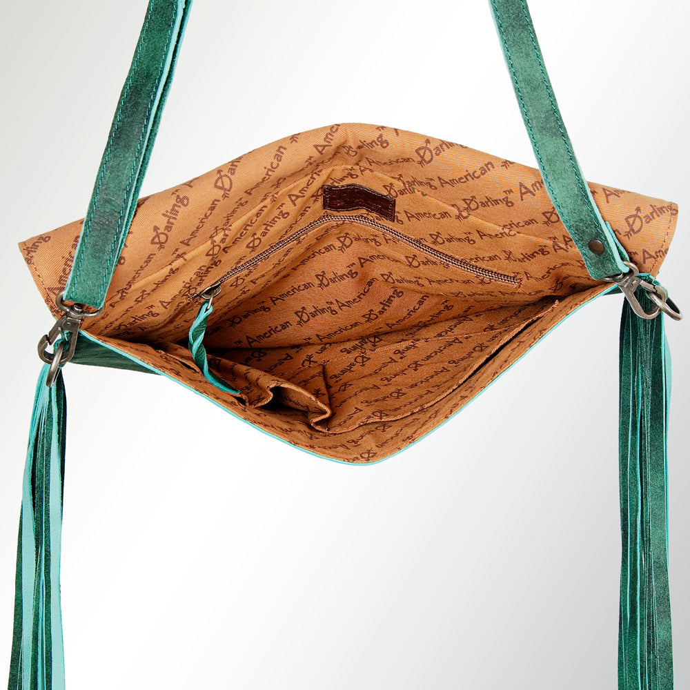 American Darling ADBGZ284 crossbody Hair-On Genuine Leather Women Bag Western Handbag Purse