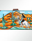 American Darling Wristlet Genuine Leather Women Bag Western Handbag Purse