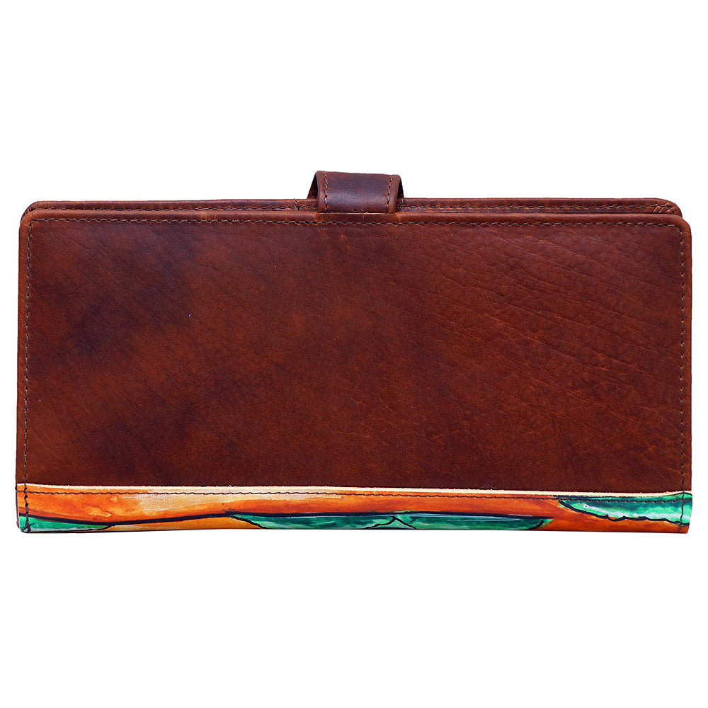American Darling Wristlet Genuine Leather Women Bag Western Handbag Purse