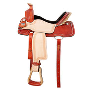 Premium American Leather Western Saddle - Perfect for Roping