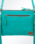 American Darling Small Crossbody Saddle Blanket Genuine Leather women bag western handbag purse