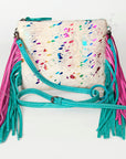 American Darling Small Crossbody Saddle Blanket Genuine Leather women bag western handbag purse