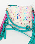 American Darling Small Crossbody Saddle Blanket Genuine Leather women bag western handbag purse