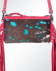 American Darling Small Crossbody Hair On Genuine Leather Women Bag Western Handbag Purse