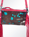 American Darling Small Crossbody Hair On Genuine Leather Women Bag Western Handbag Purse