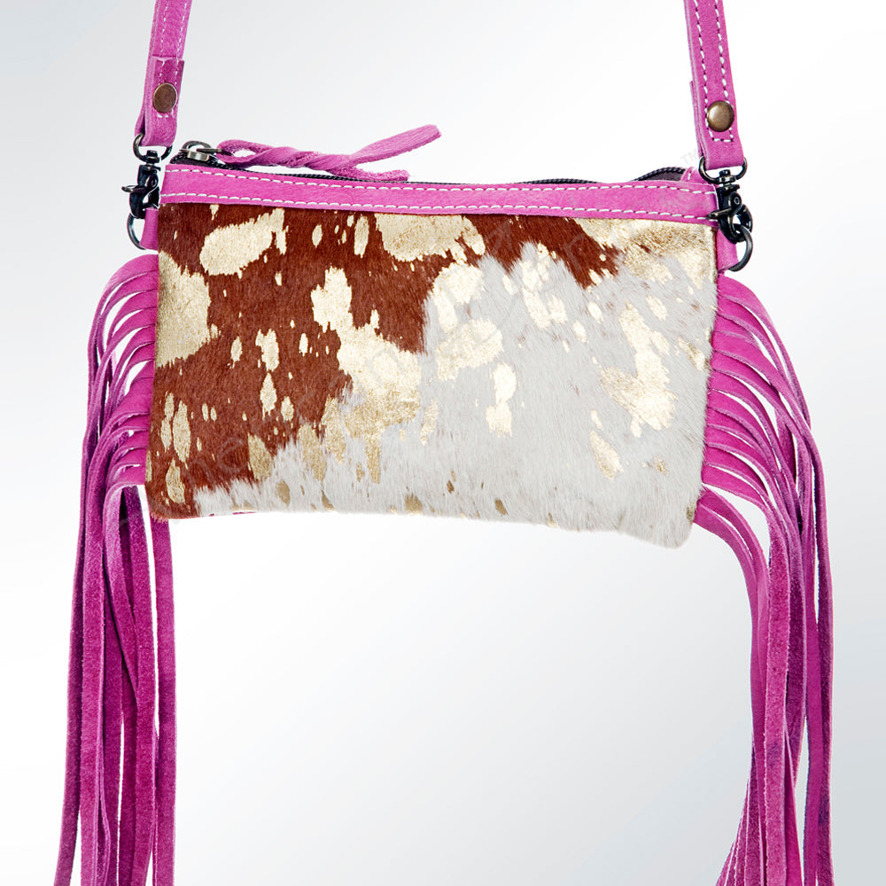 American Darling Small Crossbody Hair On Genuine Leather Women Bag Western Handbag Purse