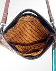 American Darling Clutch Hand Tooled Hair on Genuine Leather Western Women Bag Handbag Purse | Purses for Cute