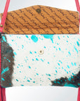American Darling ADBGS178A Envelope Hair On Genuine Leather Women Bag Western Handbag Purse