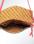 American Darling ADBGS178A Envelope Hair On Genuine Leather Women Bag Western Handbag Purse
