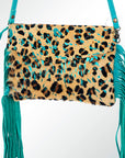 American Darling ADBGS178C Envelope Hair On Genuine Leather Women Bag Western Handbag Purse