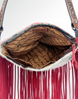 American Darling ADBGS192A Messenger Hair On Genuine Leather Women Bag Western Handbag Purse
