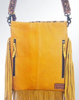 American Darling ADBGS192F Messenger Hair On Genuine Leather Women Bag Western Handbag Purse