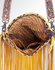 American Darling ADBGS192F Messenger Hair On Genuine Leather Women Bag Western Handbag Purse