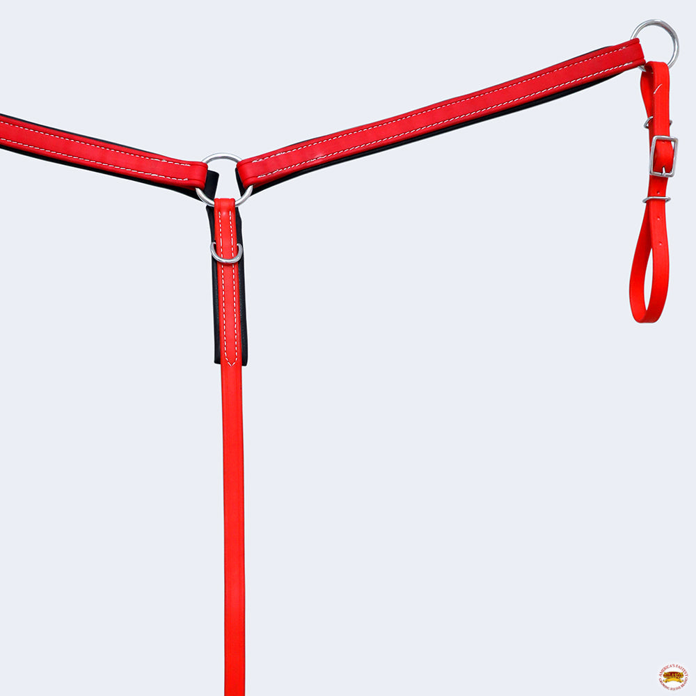 HILASON Western Horse Biothane Leather Headstall &amp; Breast Collar Set