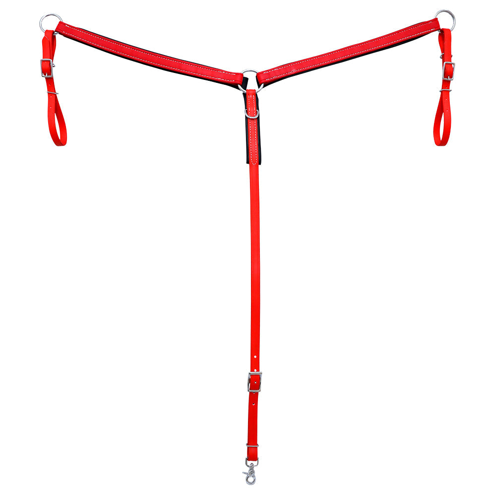 HILASON Western Horse Biothane Leather Headstall &amp; Breast Collar Set