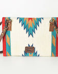 American Darling ADBG594 Crossbody Saddle Blanket Genuine Leather Women Bag Western Handbag Purse
