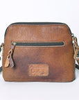 ADBG596 American Darling Hand Tooled Hair On Genuine Leather Women Bag Western Handbag Purse