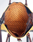 American Darling ADBG598 Tote Saddle Blanket Genuine Leather Women Bag Western Handbag Purse