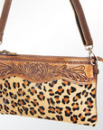 American Darling Small Crossbody Hand Tooled Hair On Genuine Leather Women Bag Western Handbag Purse
