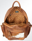 ADBG600 American Darling Hand Tooled Hair On Genuine Leather Women Bag Western Handbag Purse