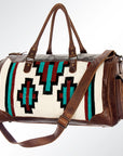 American Darling Duffel Saddle Blanket Genuine Leather Women Bag Western Handbag Purse