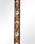 American Darling ADSTF134 Hand Tooled Genuine Leather Crossbody Handle Strap For Bags