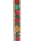 American Darling ADSTF136 Hand Tooled Genuine Leather Crossbody Handle Strap For Bags