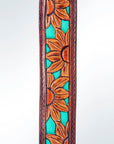 American Darling ADSTF137 Hand Tooled Genuine Leather Crossbody Handle Strap For Bags