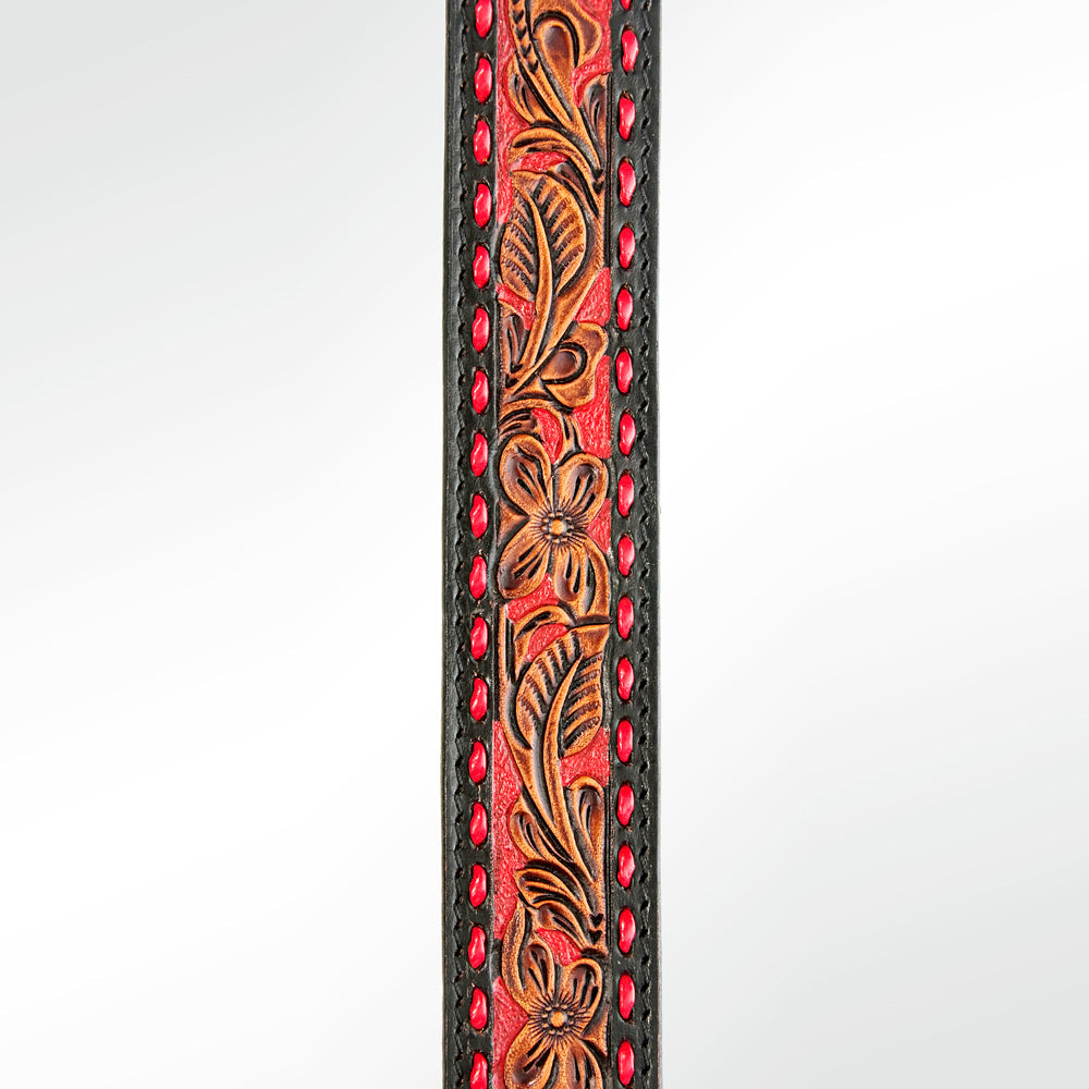 American Darling ADSTF143 Hand Tooled Genuine Leather Crossbody Handle Strap For Bags