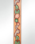 American Darling ADSTF144 Hand Tooled Genuine Leather Crossbody Handle Strap For Bags