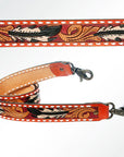 American Darling ADSTF146 Hand Tooled Genuine Leather Crossbody Handle Strap For Bags