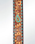American Darling ADSTF147 Hand Tooled Genuine Leather Crossbody Handle Strap For Bags