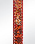 American Darling ADSTF148 Hand Tooled Genuine Leather Crossbody Handle Strap For Bags