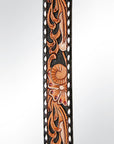 American Darling ADSTF150 Hand Tooled Genuine Leather Crossbody Handle Strap For Bags