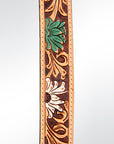 American Darling ADSTF151 Hand Tooled Genuine Leather Crossbody Handle Strap For Bags