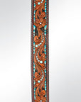 American Darling ADSTF152 Hand Tooled Genuine Leather Crossbody Handle Strap For Bags