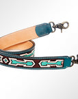 American Darling ADSTF153 Hand Tooled Genuine Leather Crossbody Handle Strap For Bags