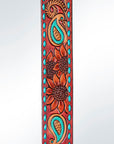 American Darling ADSTF159 Hand Tooled Genuine Leather Crossbody Handle Strap For Bags