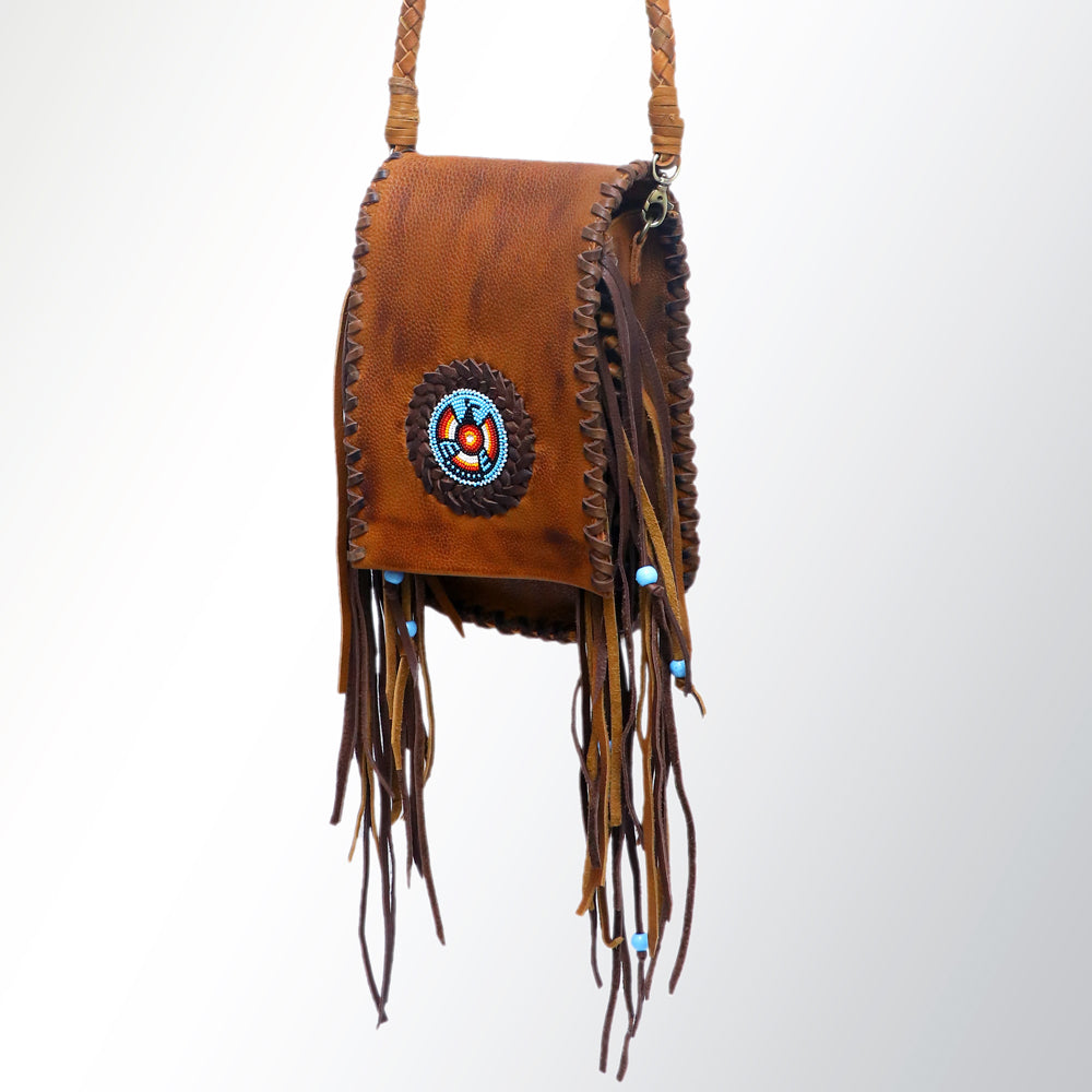American Darling ADBGM124 Messenger Genuine Leather Women Bag Western Handbag Purse