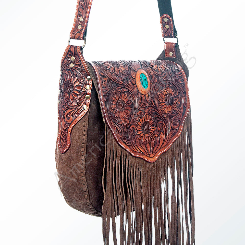 American Darling  Tote Hand Tooled Genuine Leather Women Bag Western Handbag Purse