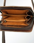 American Darling ADBG641 Crossbody Saddle Blanket Genuine Leather Women Bag Western Handbag Purse