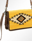 American Darling ADBG641 Crossbody Saddle Blanket Genuine Leather Women Bag Western Handbag Purse